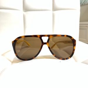 Dolce &Gabbana Yellow and Leopard Sunglasses